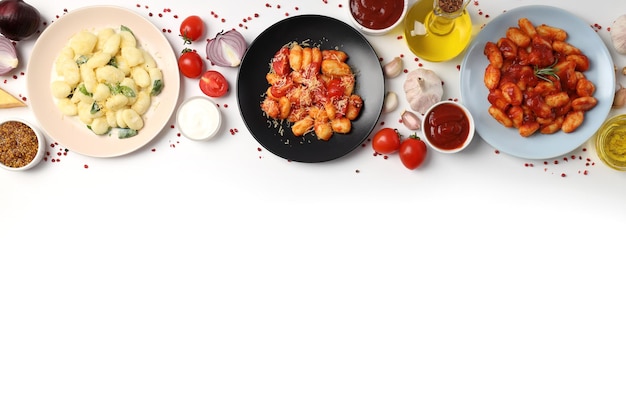 Assorted dishes on table